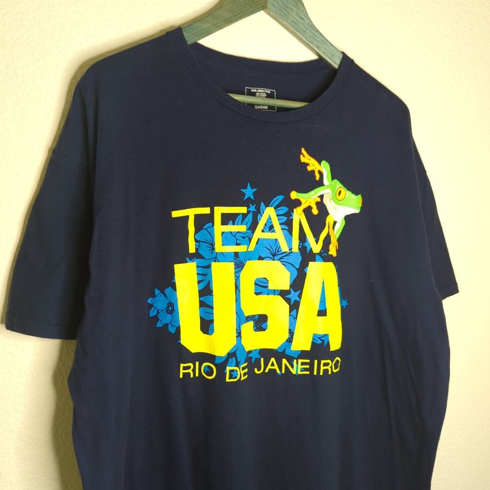 Team USA Olympic Frog Tee Sz 2XL